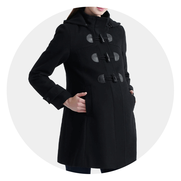 Lightweight Padded Jacket, Adaptable for Maternity & Post-Maternity - green  dark solid