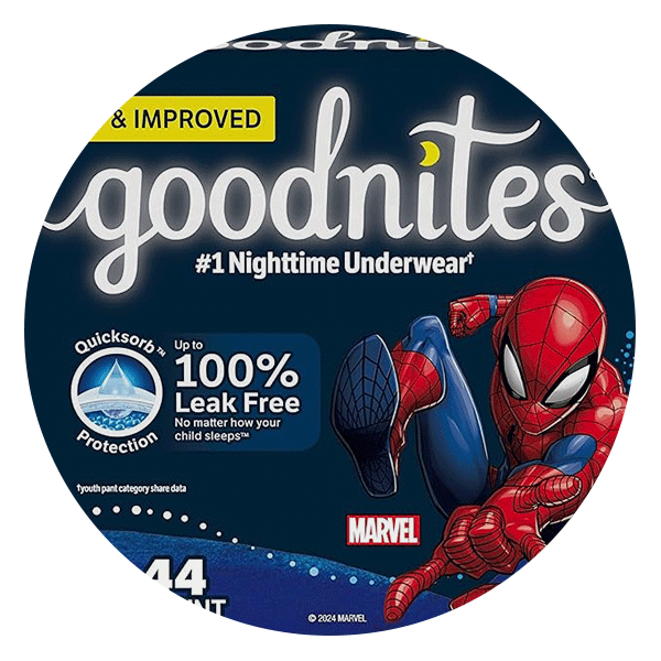 Goodnites Overnight Underwear, 44 Count