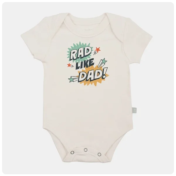 Finn & Emma Rad Like Dad Graphic Bodysuit