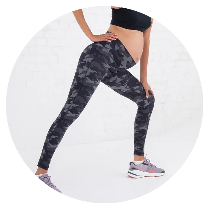 Seraphine Camo Print Pregnancy Active Leggings