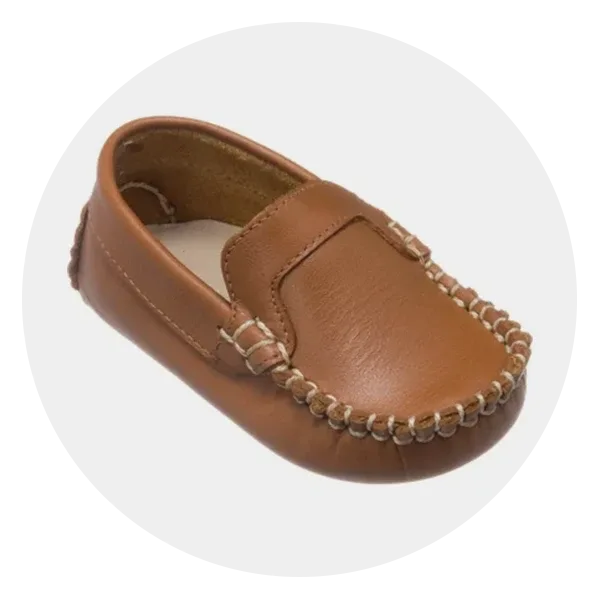 Baby boy hot sale leather moccasins