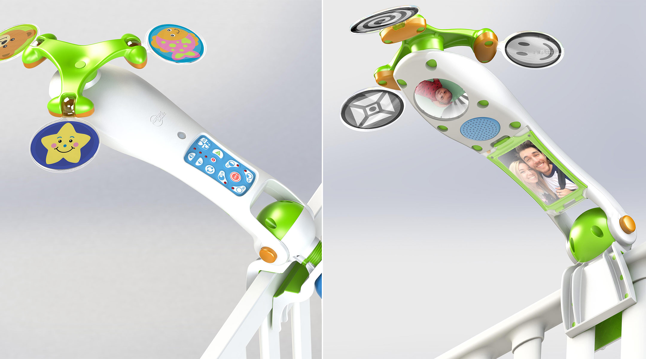 nurture smart's new baby mobile with video