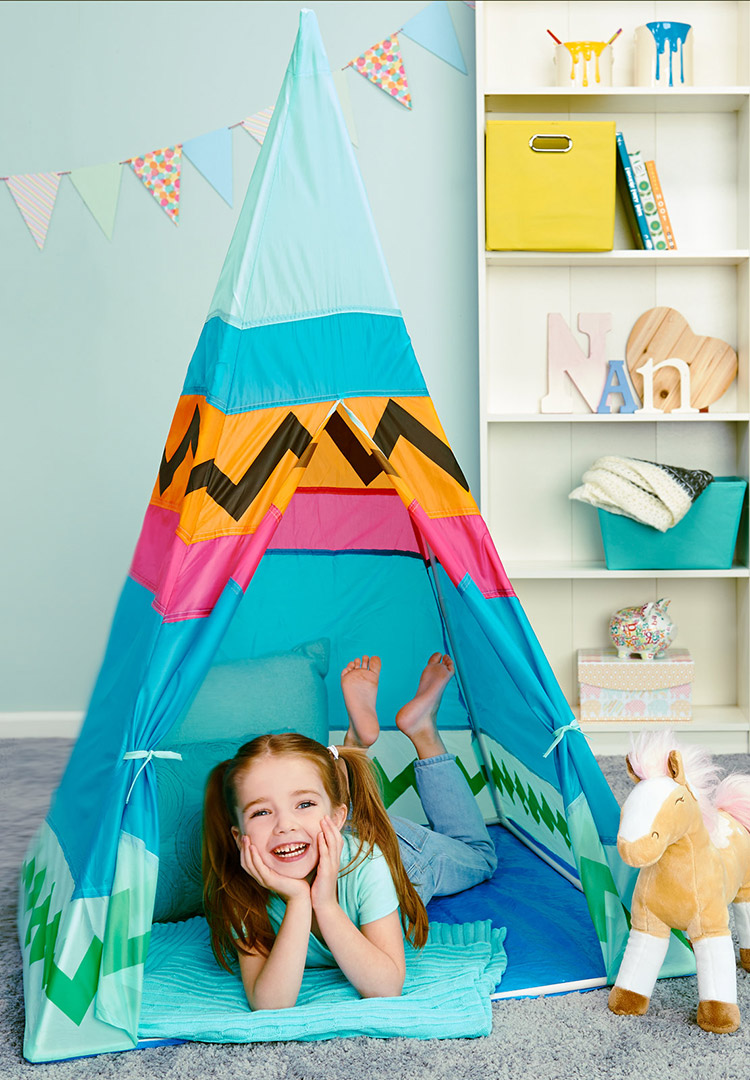 Indoor teepee for outlet toddlers