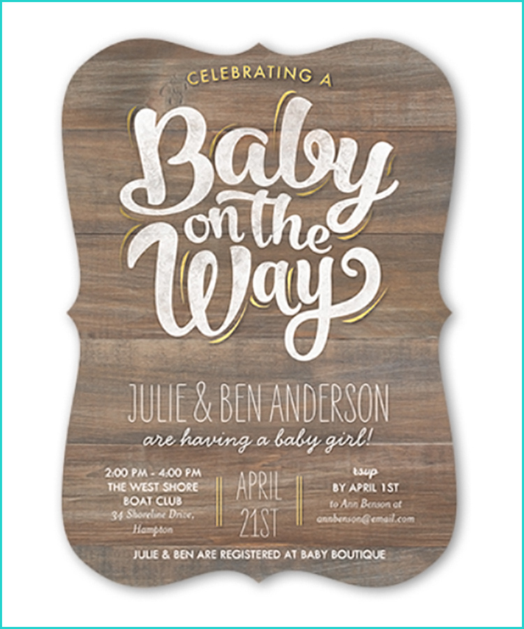 Shutterfly baby hot sale shower invitations girl