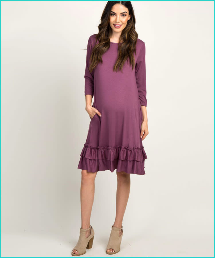 24 Fall & Winter Maternity Dresses to Buy Now