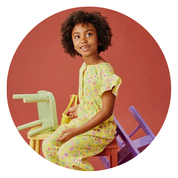 Tea Collection Flutter Sleeve Button Jumpsuit