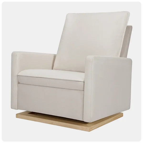 Babyletto Cali Pillowback Chair and a Half Glider in Eco-Performance Fabric