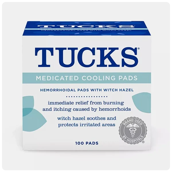 Tucks Medicated Hemorrhoidal Pads, 100 Count