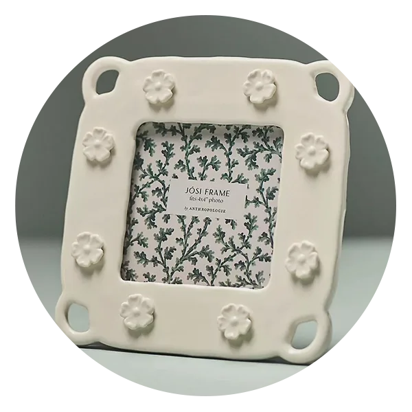 Anthropologie Josi Stoneware Picture Frame