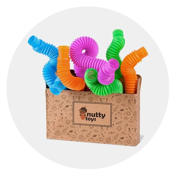 Nutty Toys Pop Tubes Sensory Toys