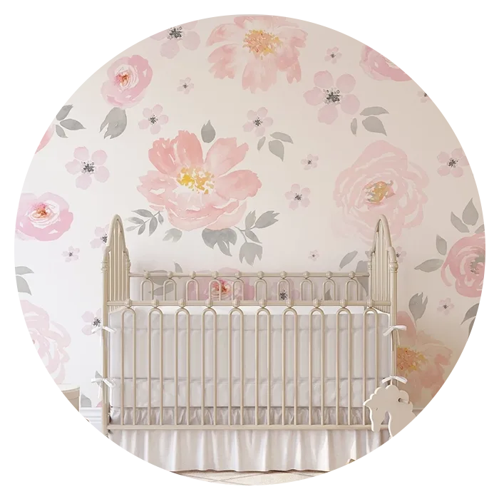 20 Trendiest Nursery Wallpaper and Wall Decals