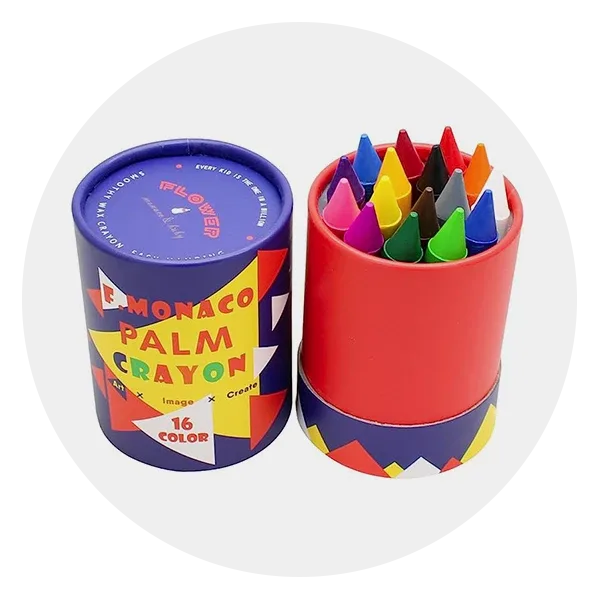 Crayons for Kids Palm Grip Crayons Non-Toxic Washable Toddler