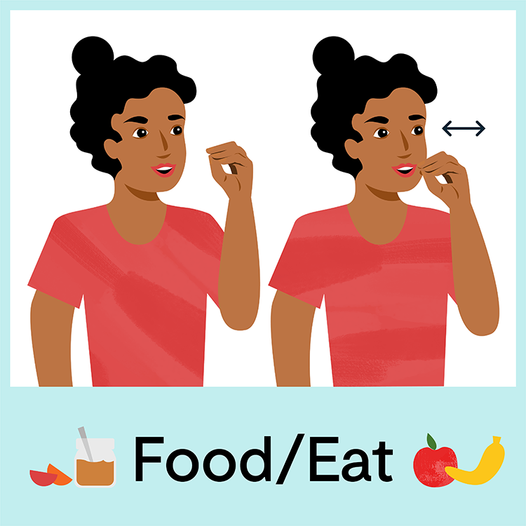 Baby Sign Language Basics Benefits   Baby Sign Food Eat 750x750 