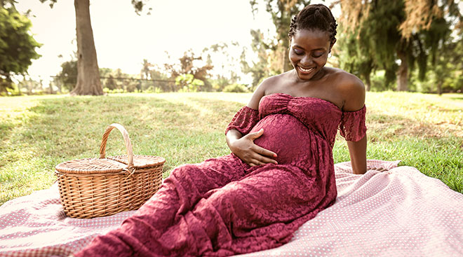 petite maternity coat