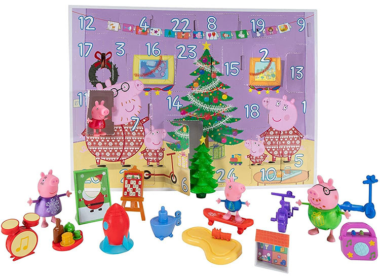 G.C 2021 Advent Calendars with Cute Finger Puppets Doll Animal Toy Children Party Favors Goodie Bag Fillers Stuffers Holiday Gifts Baby Story Time Xmas Accessories Christmas Countdown Toys for Kids