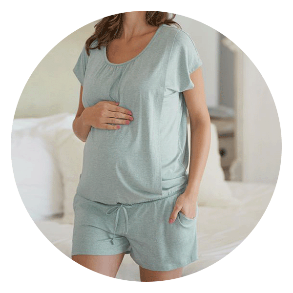 Valentines pajamas, Maternity nightwear / Nursing nightwear