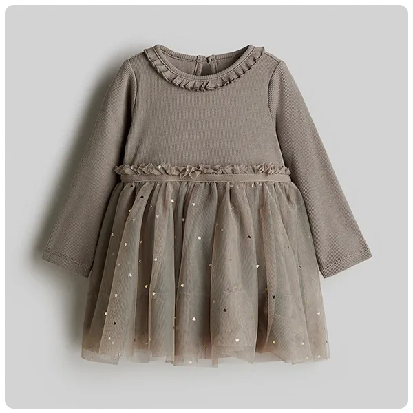 H&M Dress with Tulle Skirt