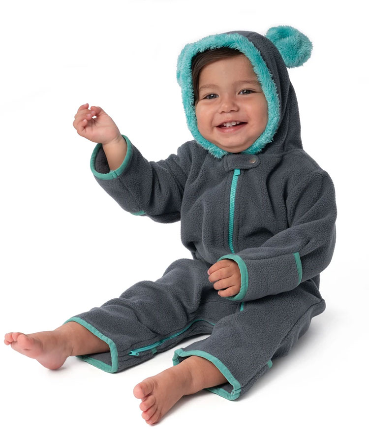 infant fleece snowsuit