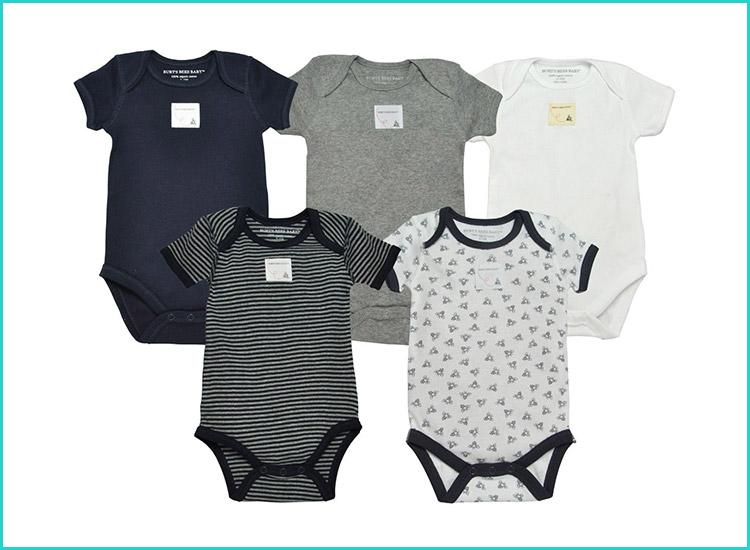 CreativeBB Baby Boys and Girls Bodysuits Colored Geometric Skull