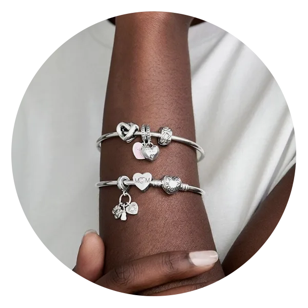 Pandora Baby Bottle and Shoes Dangle Charm