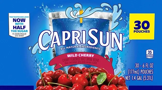 capri sun wild cherry pouches recall 2022
