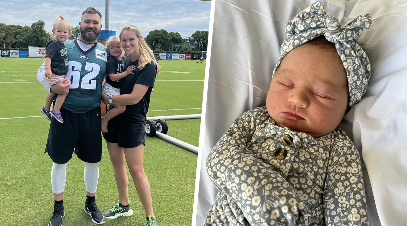 jason kelce and kylie kelce welcome baby number 3