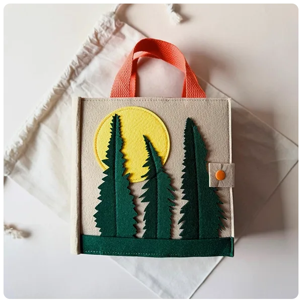 RoseauRoots Woodland Felt Quiet Book