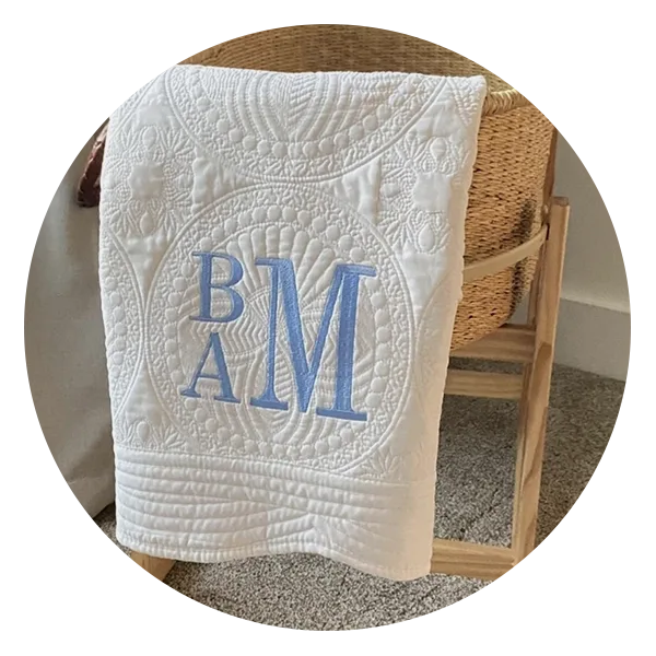 Best monogrammed sale baby gifts