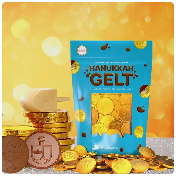 The Dreidel Company Chocolate Candy Milk 50 Chocolate Coins
