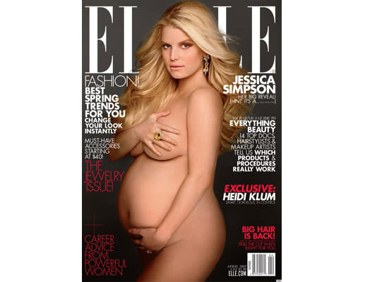 Jessica Simpson Porn Star - Pregnant Celebrities on Magazine Covers