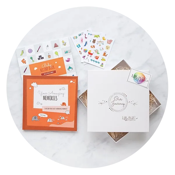 Little Pickle Memories New Baby Book Gift Box Set