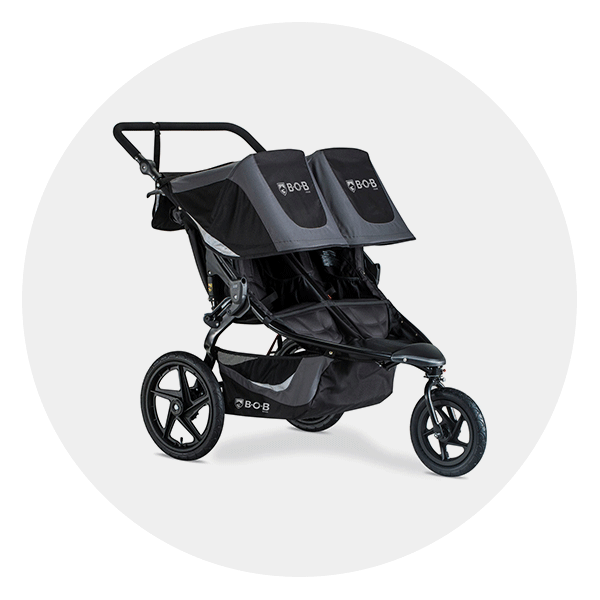 Double best sale hiking stroller