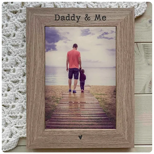 SprinkledWithMagic Daddy & Me Photo Frame