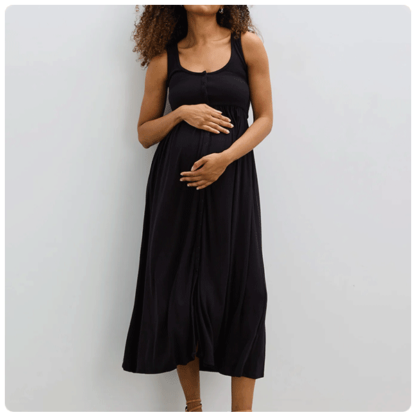 cute maternity dresses for summer Women's Maternity Sleeveless Dress Summer Casual Spaghetti Strap Smocked Maxi Dress Photoshoot Baby Shower Blue M