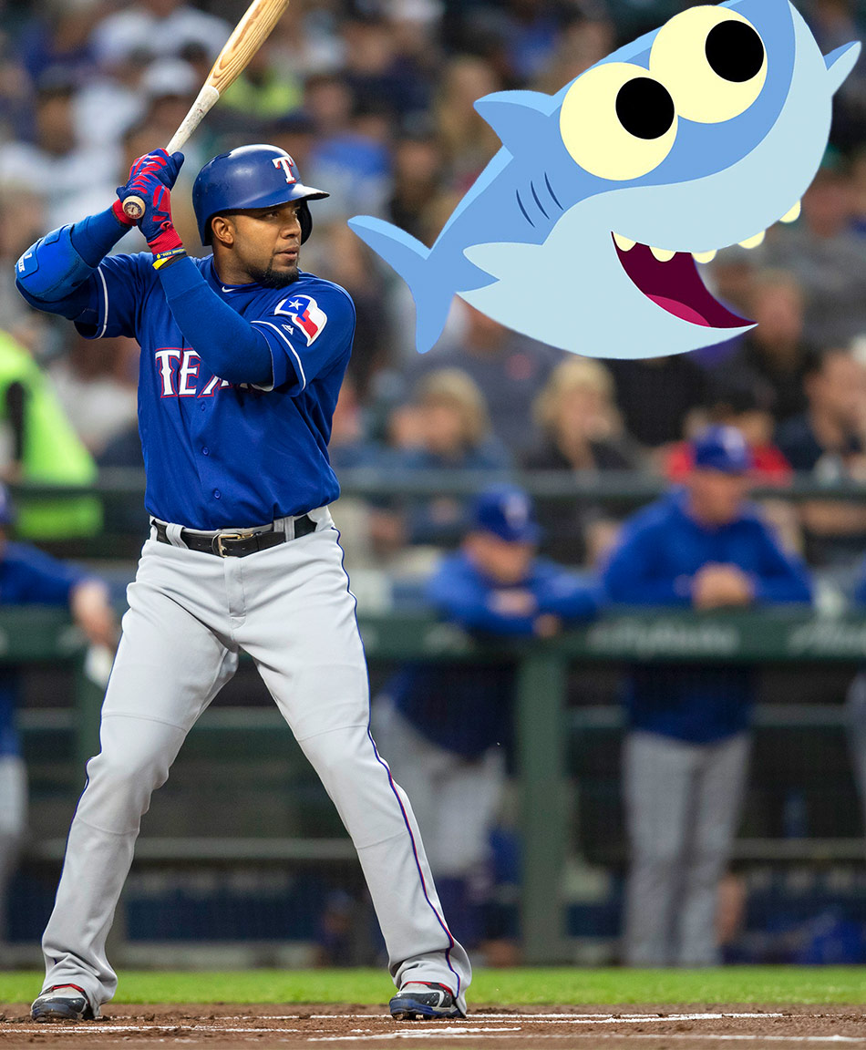 elvis andrus baby shark shirt