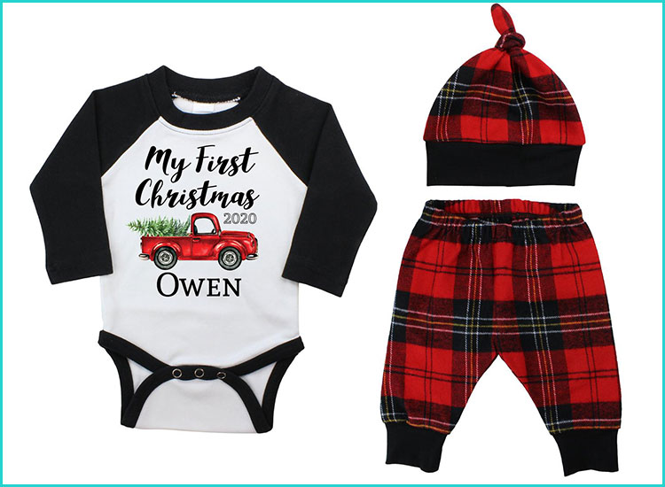 infant boy christmas outfits