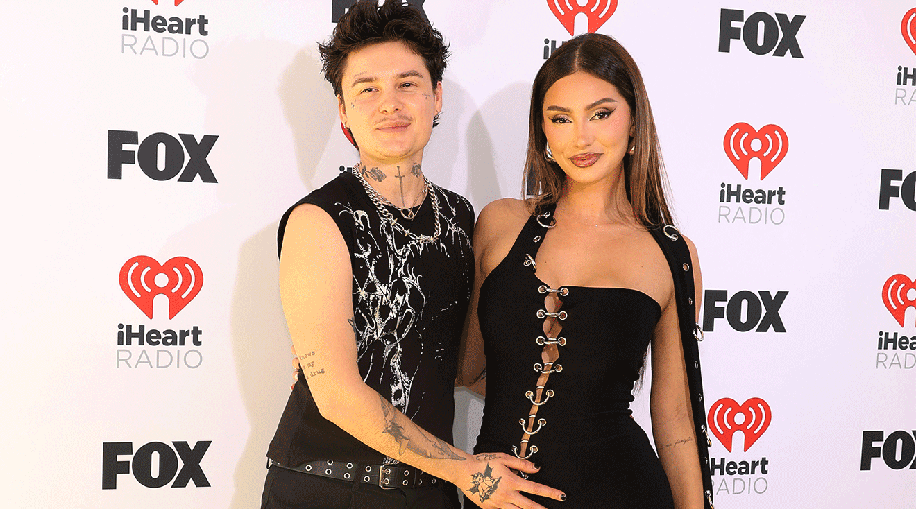 Jesse Sullivan and Francesca Farago attend the 2024 iHeartRadio Music Awards at Dolby Theatre on April 01, 2024 in Hollywood, California.
