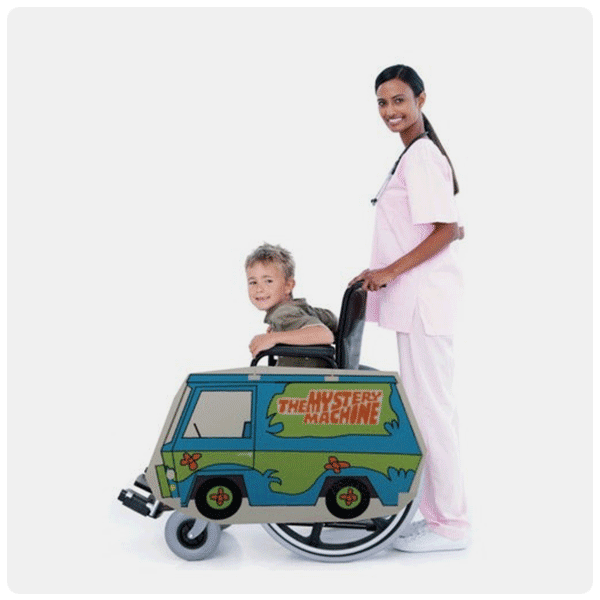 Rolling Buddies Mystery Machine Lookalike Wheelchair Costume