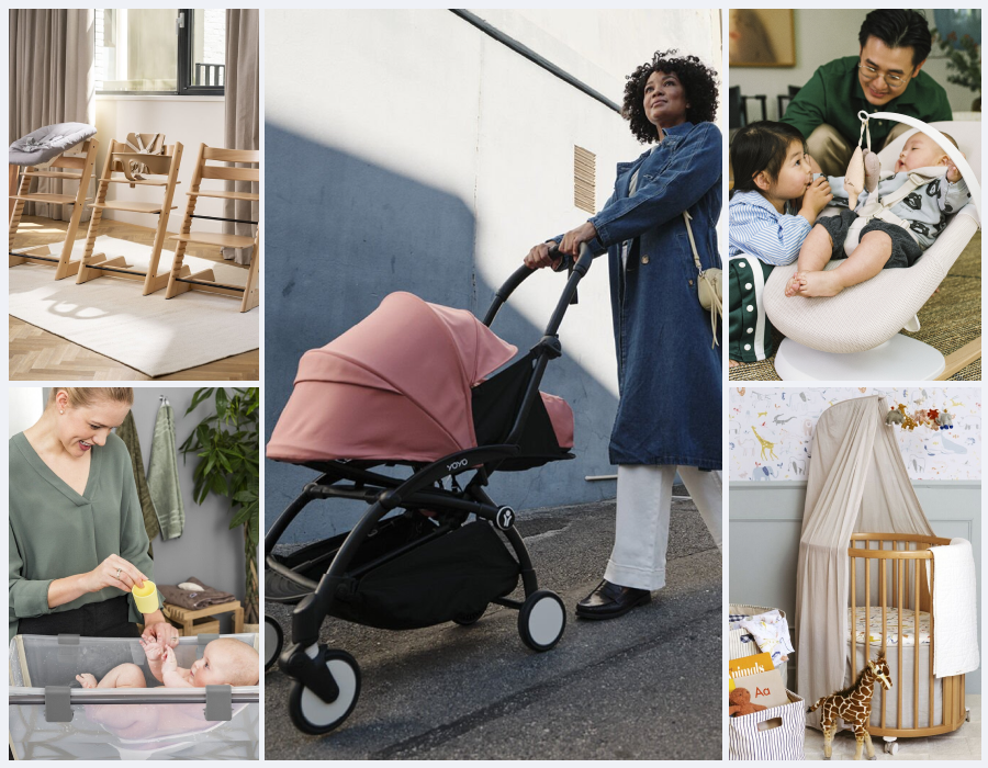 Stokke products collage
