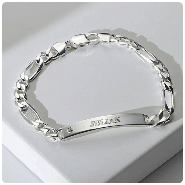 Oak and Luna ID Bracelet for Men