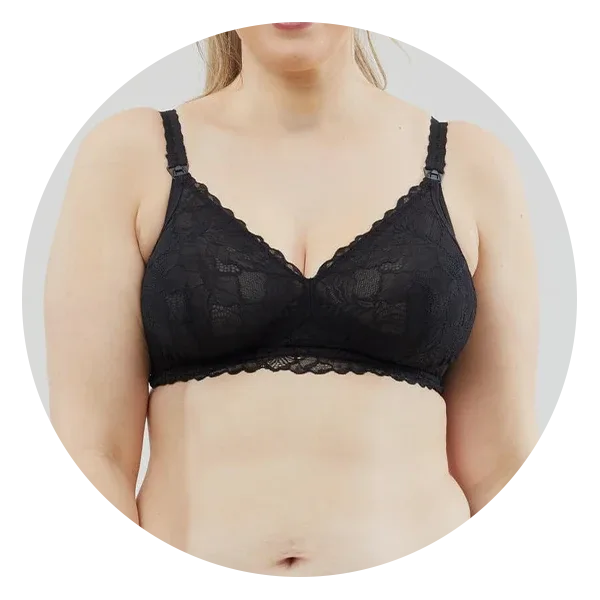 Forget Me Not Lace Molded Cups Wireless Nursing Maternity Bra