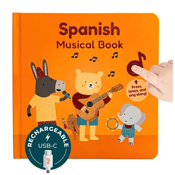 Cali's Books Spanish Rechargeable Musical Book