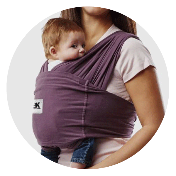 African Print Baby Carrier / Baby sling / baby wrap - Purple