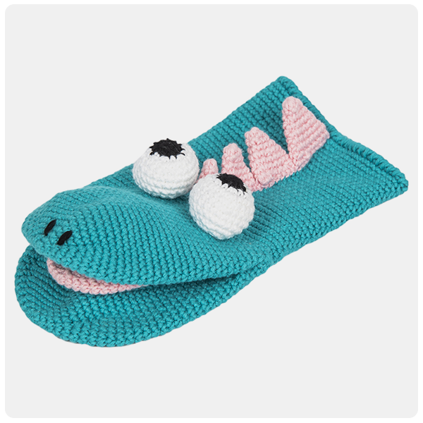 Cuddoll Dinosaur Organic Handmade Hand Puppet