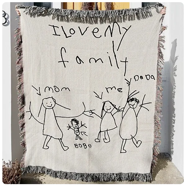 TheRootedPair Personalized Blanket 