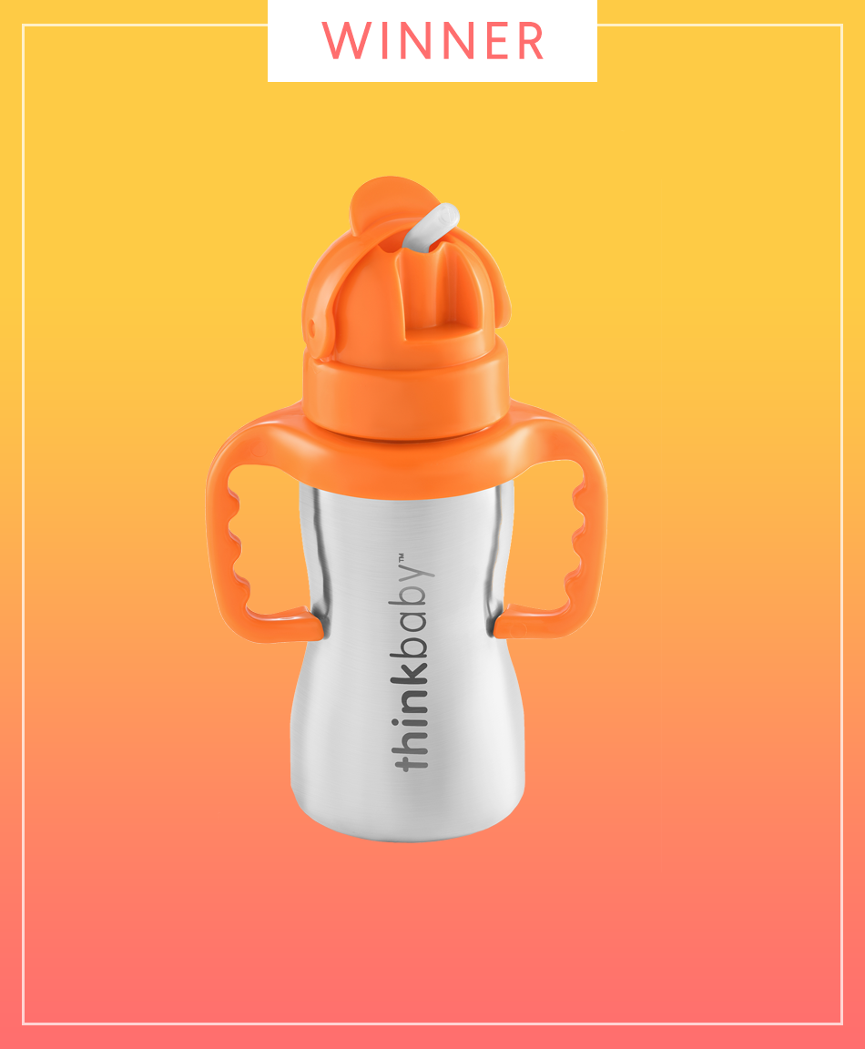Thinkbaby Thinkster BPA Free No-Spill Straw Bottle