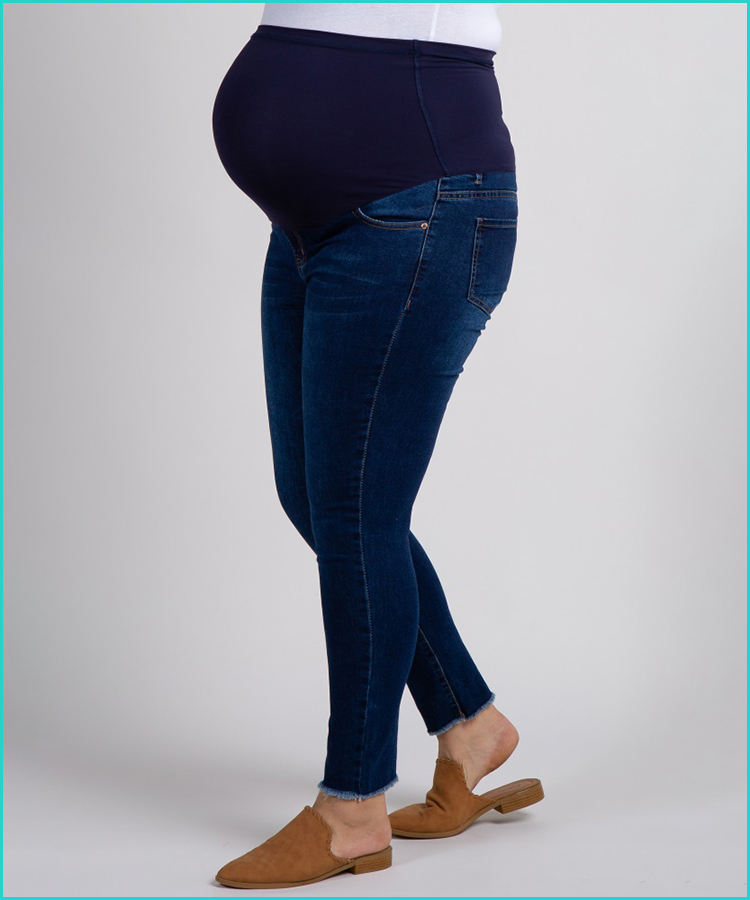 cheap plus size maternity jeans