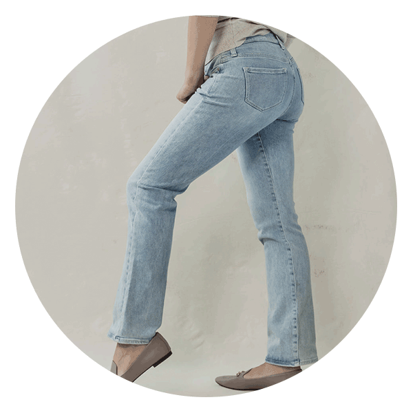 BLANQI® Denim Postpartum Belly Support Flare Jeans