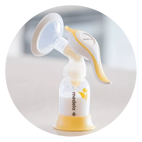  Medela Manual Breast Pump Set - Perfect Pair Bundle, Includes  Harmony Manual Breast Pump & Silicone Breastmilk Collector : Baby