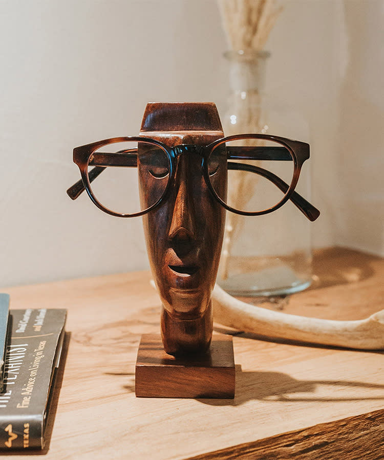 Totally Hand Carving Eye Glasses Stand Gift for Grandparent -  in 2023